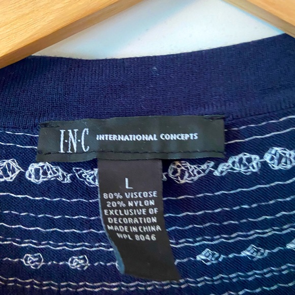 Beautiful embellished tunic by INC - Picture 2 of 2